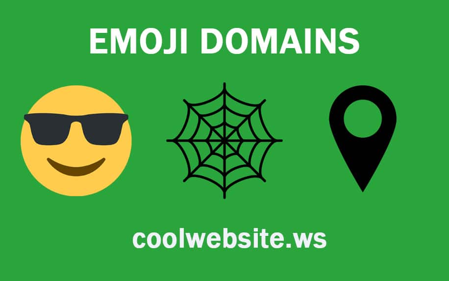 Emoji domains graphic