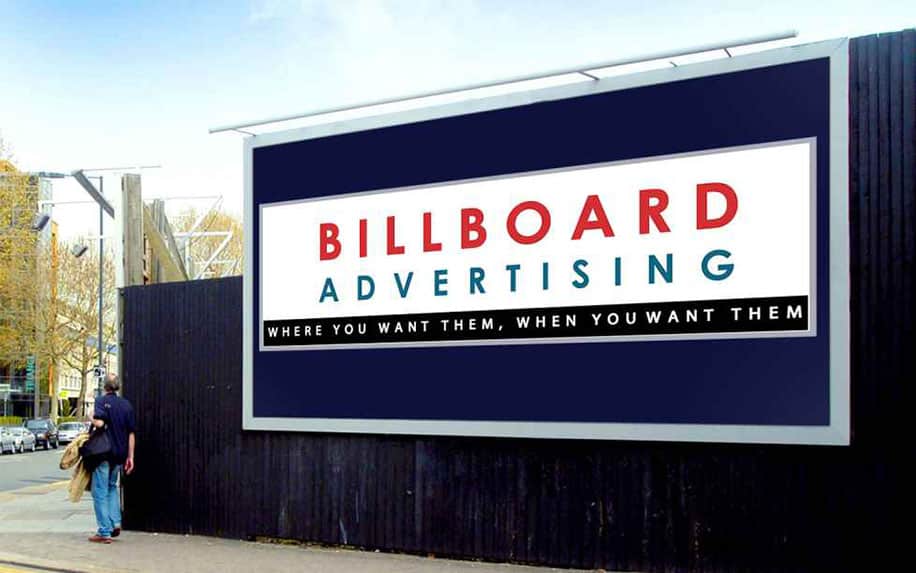 Old fashioned billboard example image.