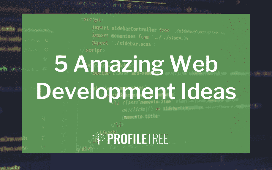 image for 5 amazing web development ideas
