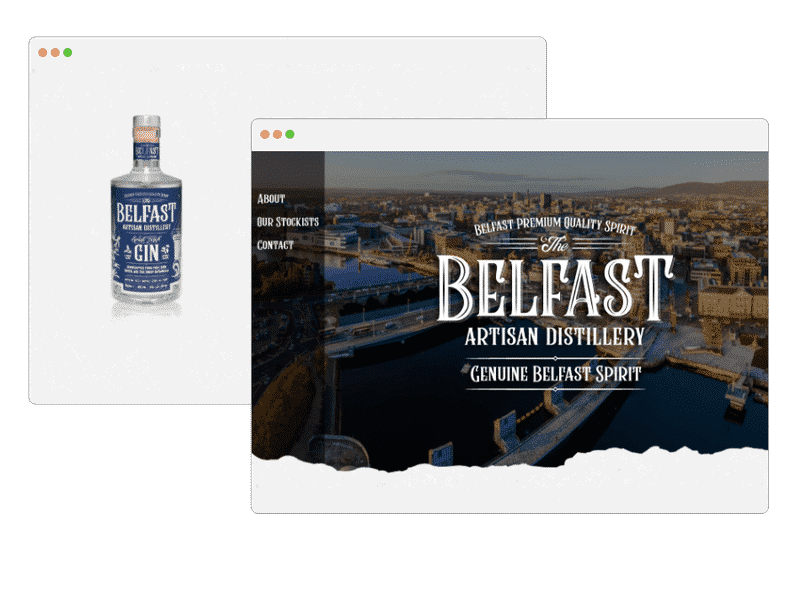 Bespoke Website, Graphic Design and Digital Marketing for Independent Gin Distillery 1