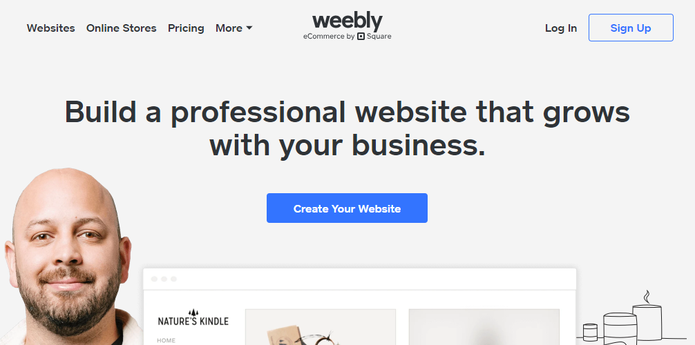 Website Builders for Musicians | Weebly's Interface
