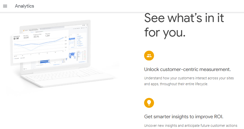 With Google Analytics, make data-driven decisions to optimise your online presence.